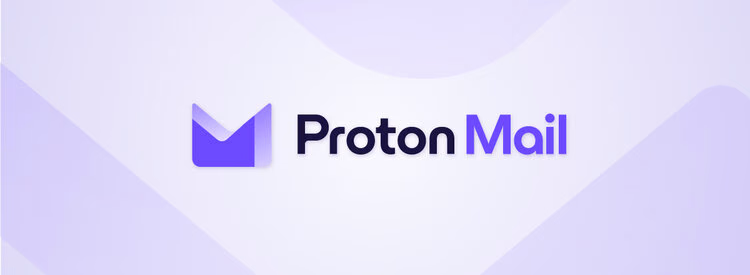 Logo del servizio di posta elettronica crittografato Proton Mail.