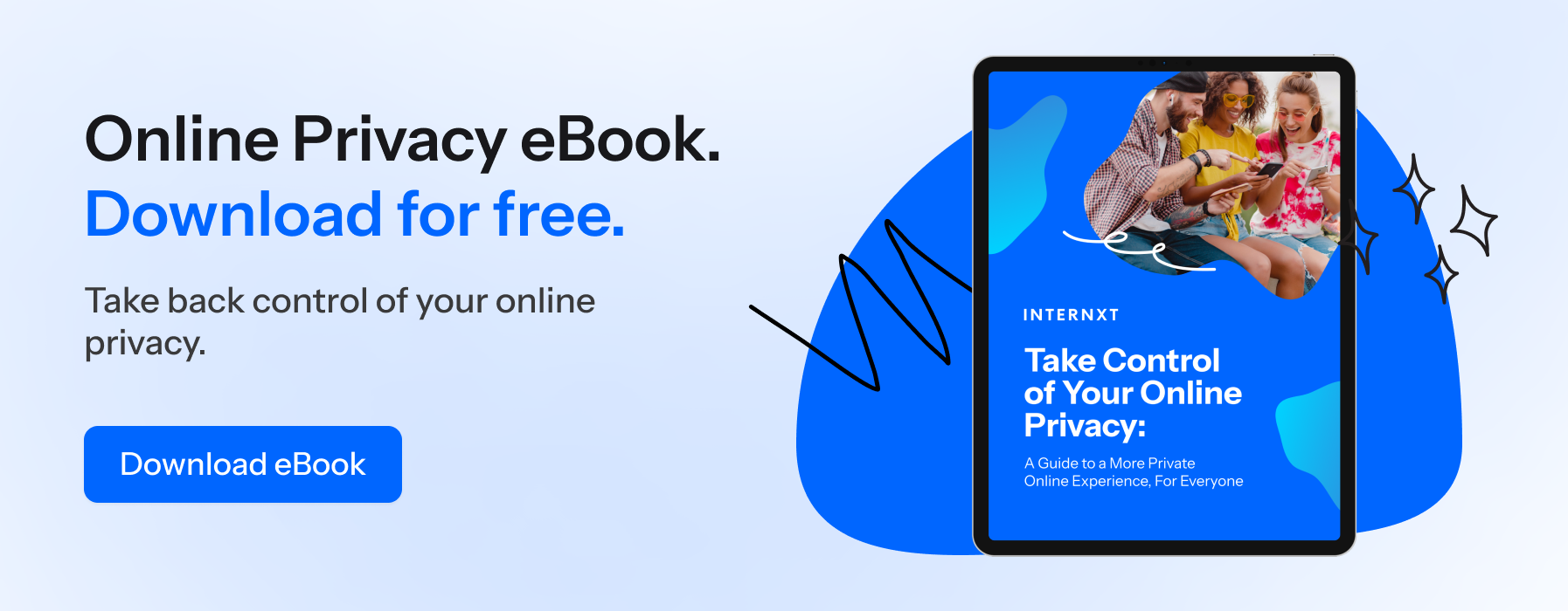 Internxt online privacy eBook helps you stay safe online.