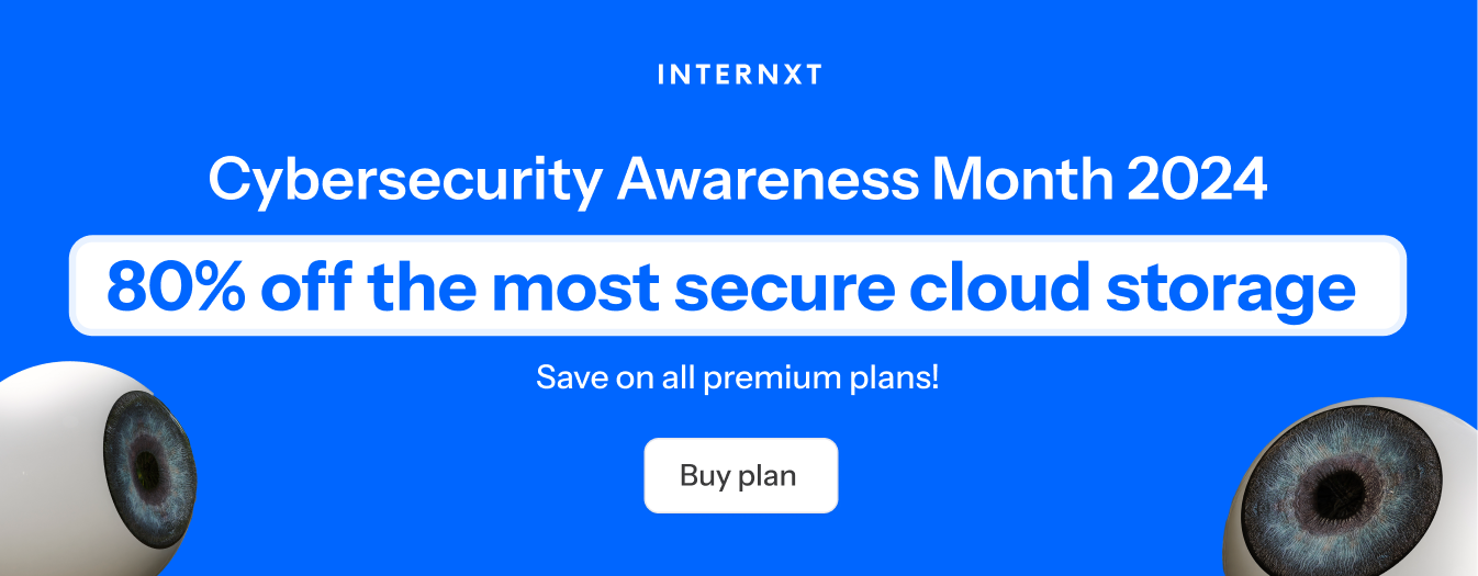 Internxt secure cloud storage sale 