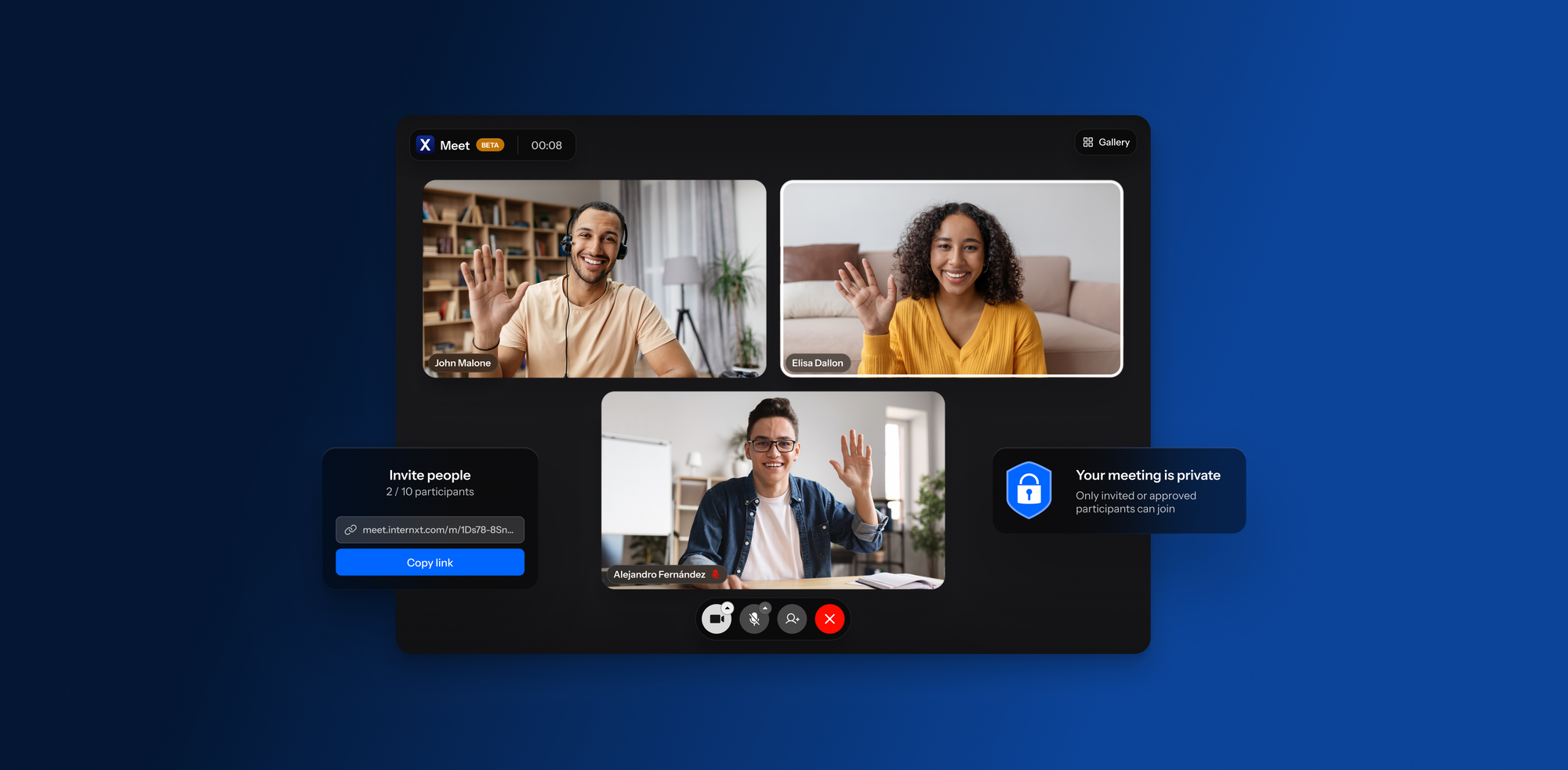 Internxt Meet Is Now Available! Host Video Calls in Total Privacy