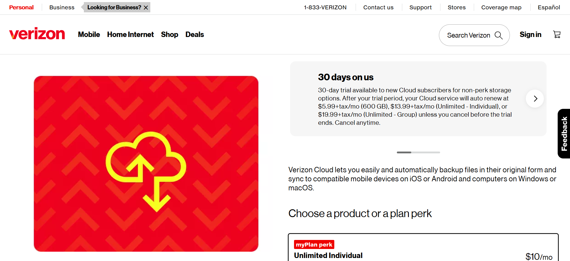 Verizon Cloud vs iCloud
