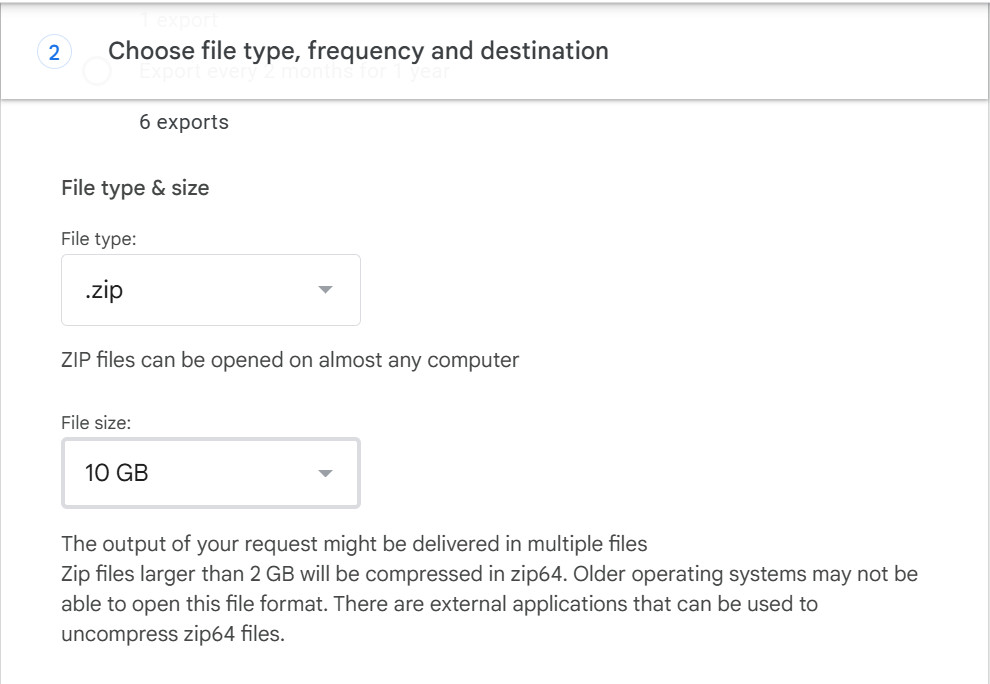 How to migrate files from Google to Internxt