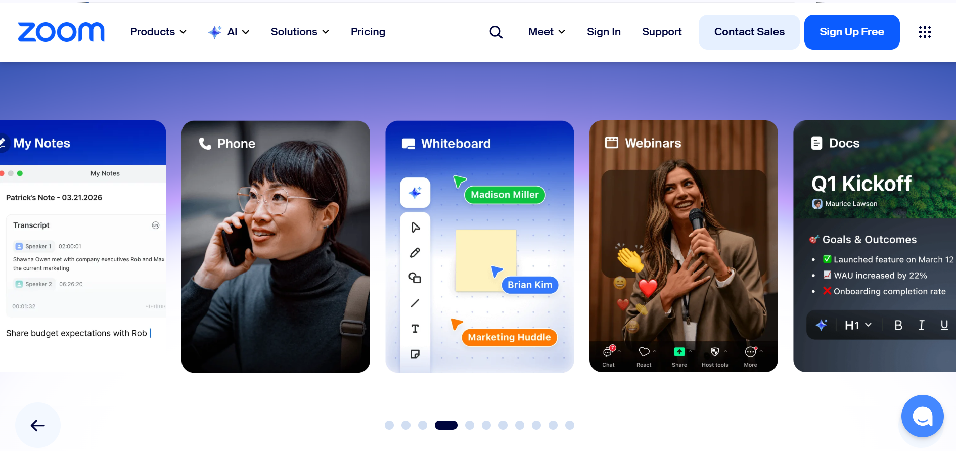 Zoom video conferencing
