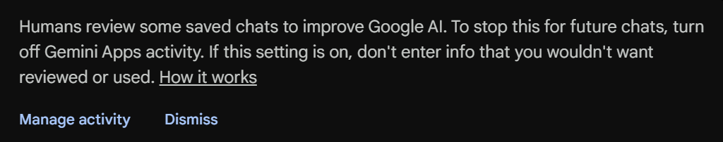 Gemini privacy policy