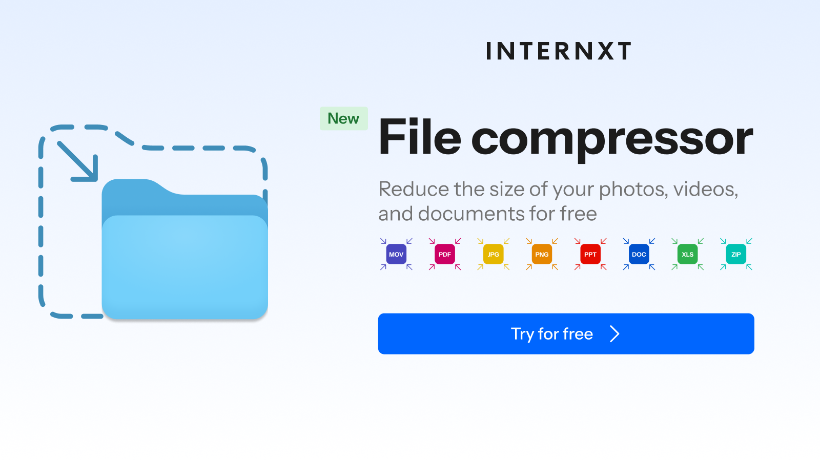 Internxt File Compressor for videos