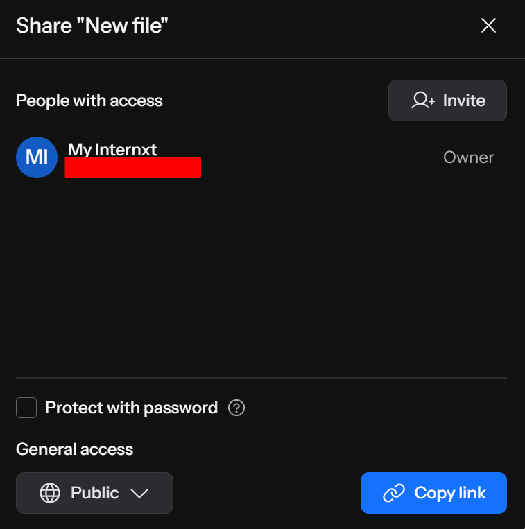 Internxt Drive secure file sharing
