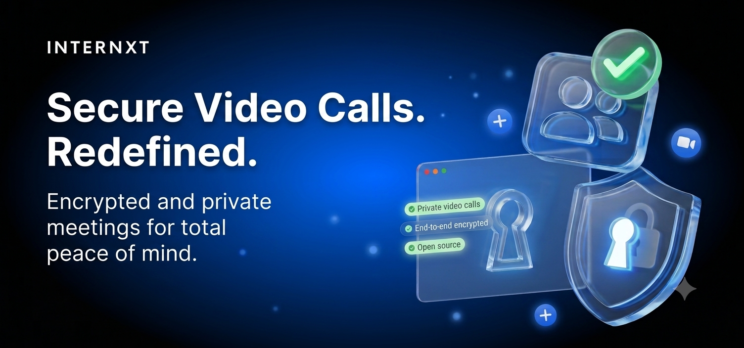 Internxt Meet secure video conferencing