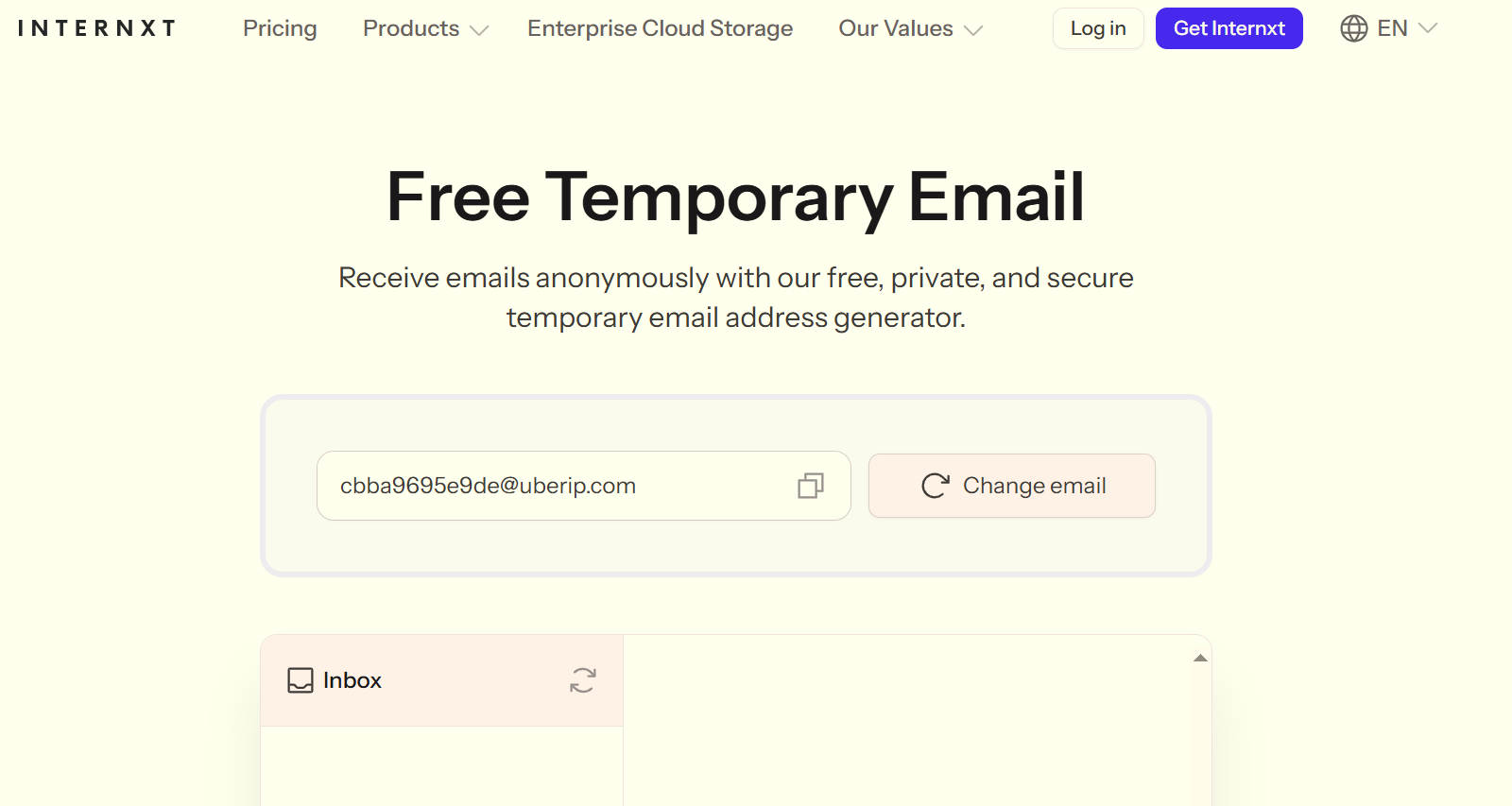How to make an email without a phone number | Internxt Temp Mail