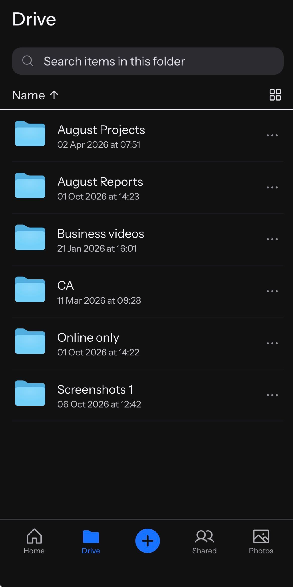 How do I save my photos in the cloud for mobile