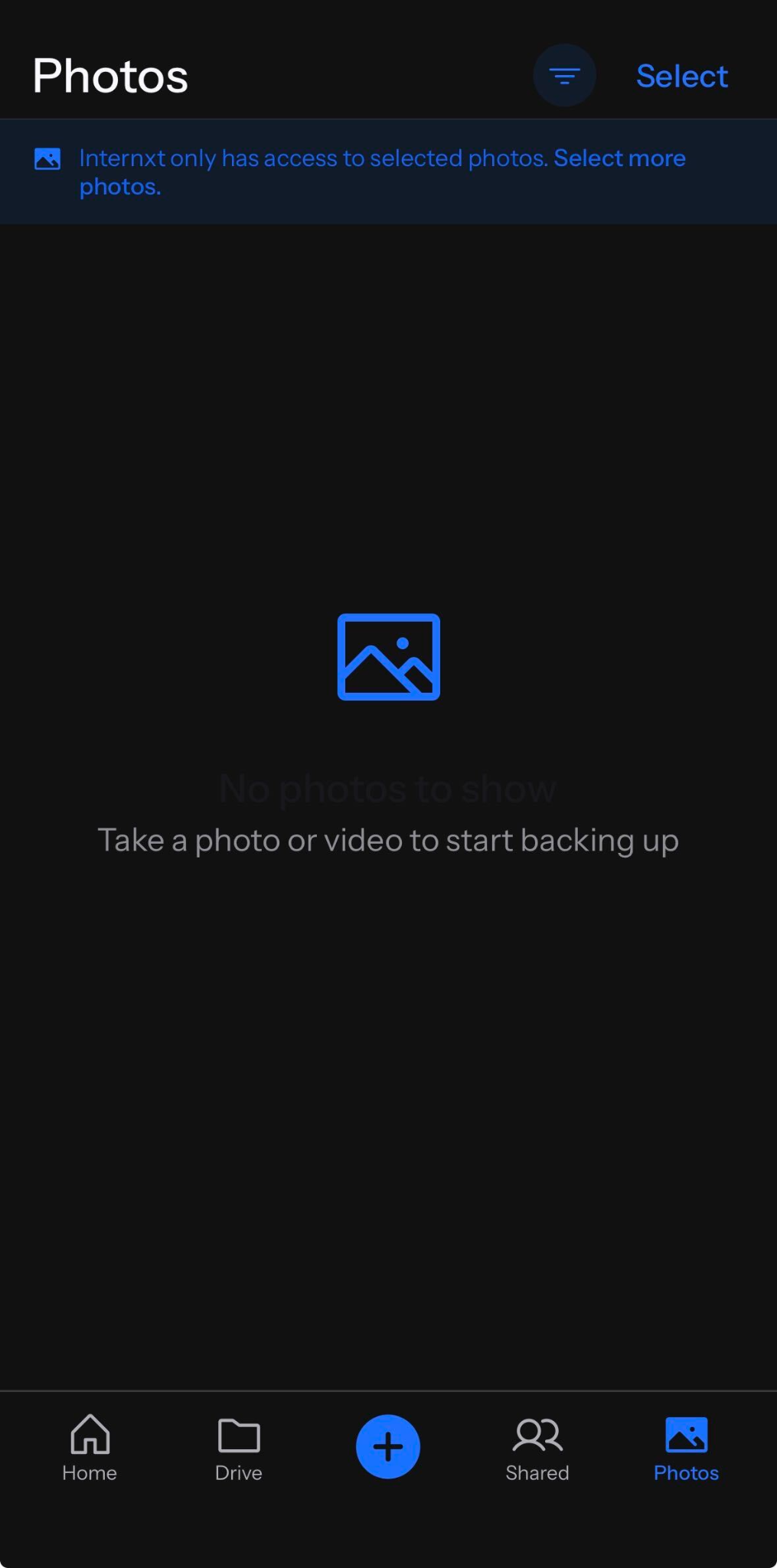 How do I save my photos in the cloud automatically