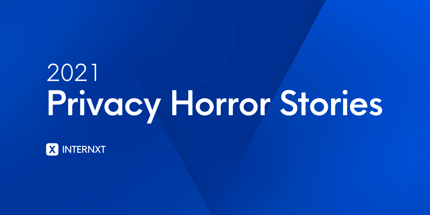 Privacy Horror Stories. Internxt logo displayed in blue background.