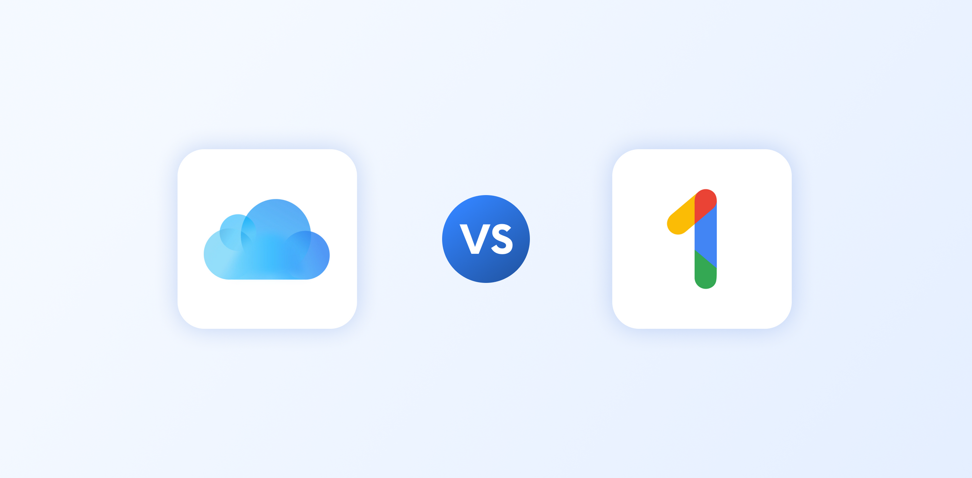 iCloud vs Google One