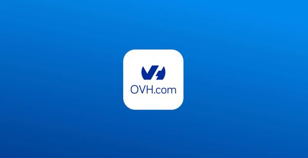 OVH blue and white logo