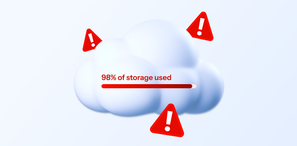 Cloud storage full