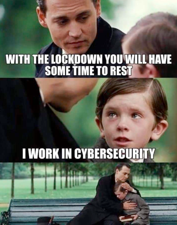 Meme de ciberseguridad