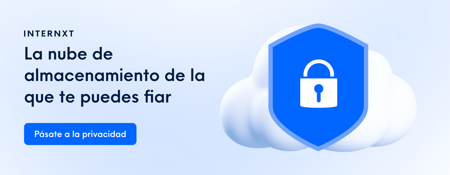 Internxt es un servicio de almacenamiento en la nube basado en encriptación y privacidad.