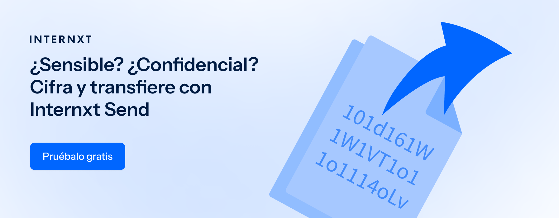 Internxt es un servicio de almacenamiento en la nube basado en encriptación y privacidad.