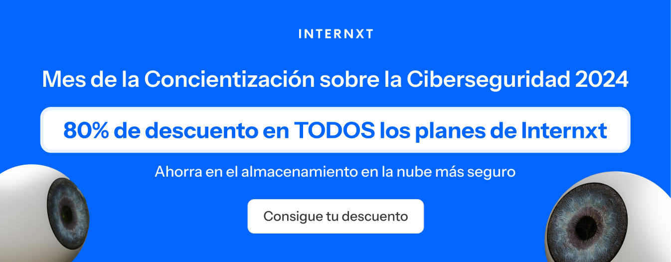 Internxt es un servicio de almacenamiento en la nube basado en el cifrado y la privacidad.