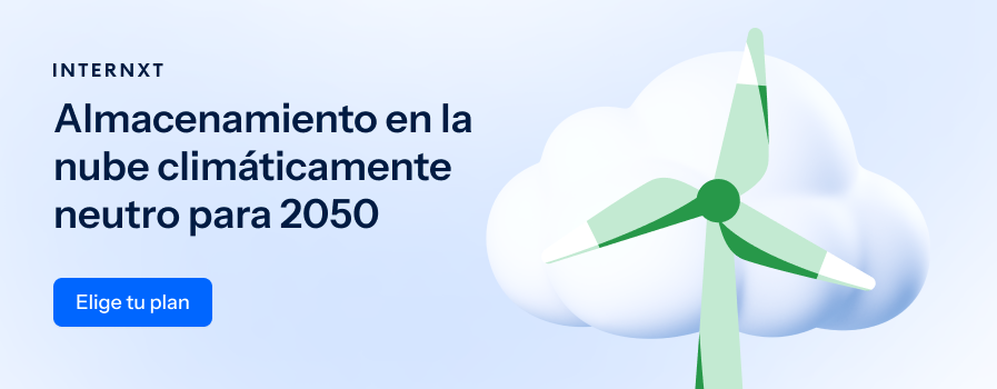 Internxt green cloud computing