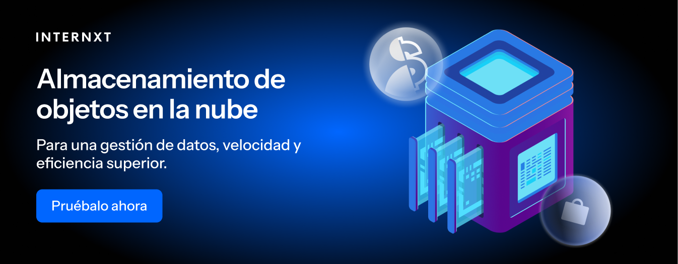 Internxt S3 Almacenamiento de objetos 