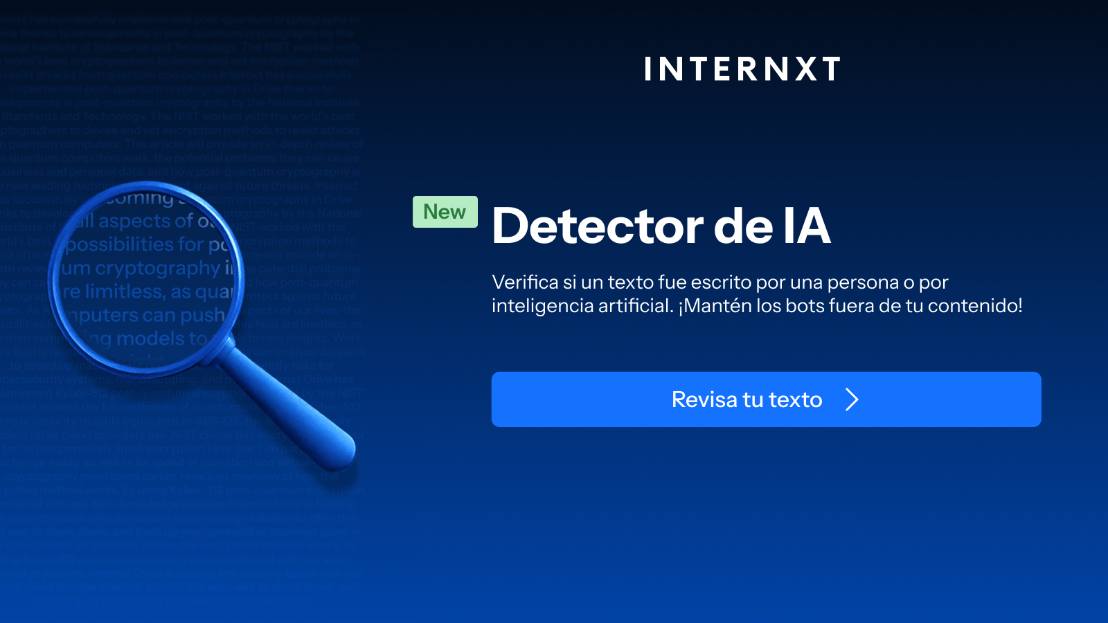 Internxt detector de IA