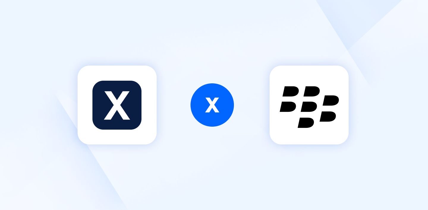 Colaboración entre Internxt y Blackberry