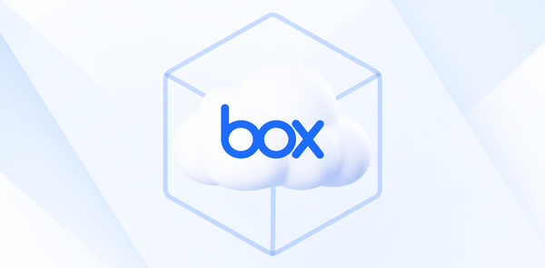 Icono de la nube box en un cubo 3D